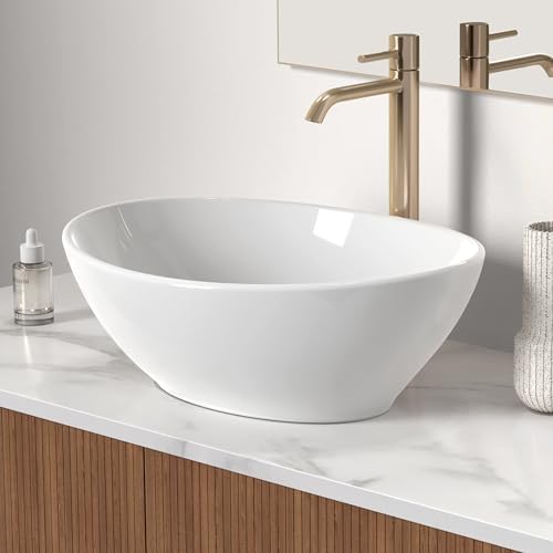 KES Oval Bathroom Sink Drain with Hair Catcher and Overflow