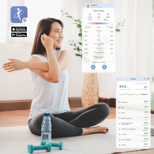 Digital Body Scale Trnr-BDYSCLE-BLK - Smart Fitness Tracker