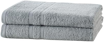 Clorox Bleach Friendly Bath Towels 2 Pack Light Grey