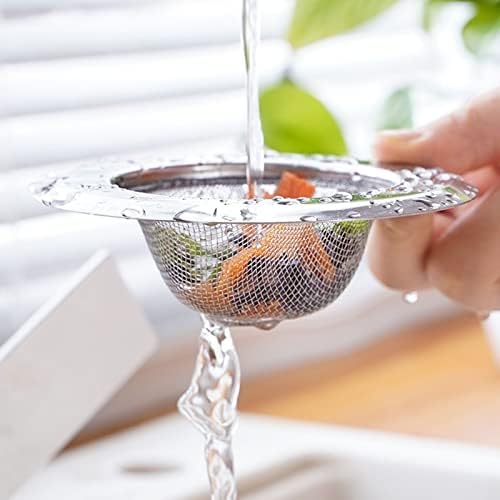 Estink 2pc Stainless Steel Sink Strainer with Lids
