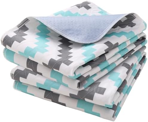 OUTCREATOR Washable Bed Pads 34x56 Pack of 2 1