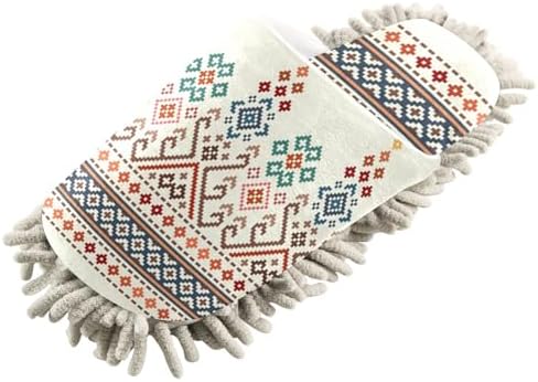 Kigai Microfiber Slippers with Ikat Pattern - Size L 1