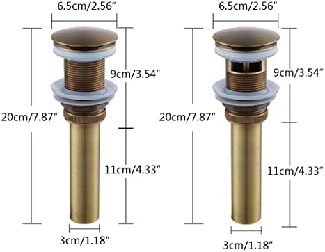 DGHJO Bathroom Sink Drain Plug with Holes