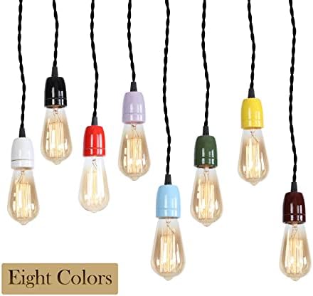 3-Lights H Track Lighting with White Ceramic E26 Base