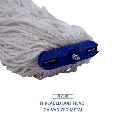 Boardwalk BWK720R 20 oz Lie-Flat Rayon Mop Head - White