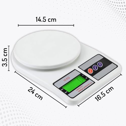 Digital Kitchen Scale 22lb 10kg Capacity Food Scale with ozg Units