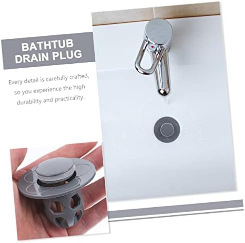 UKCOCO 2pcs Universal Bathtub Drain Plug Copper Material No Leak Easy Install