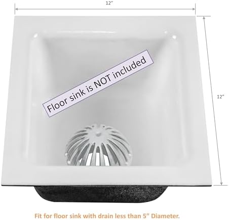 GSW Heavy Duty Aluminum Drain Strainer 5-14 Diameter