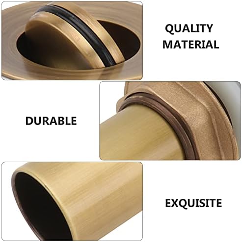 Artibetter Copper Sink Drain Strainer with Overflow Prevention 1
