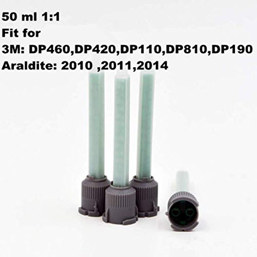 25 PCS Epoxy Mixing Nozzle Tips for 50ml Cartridges