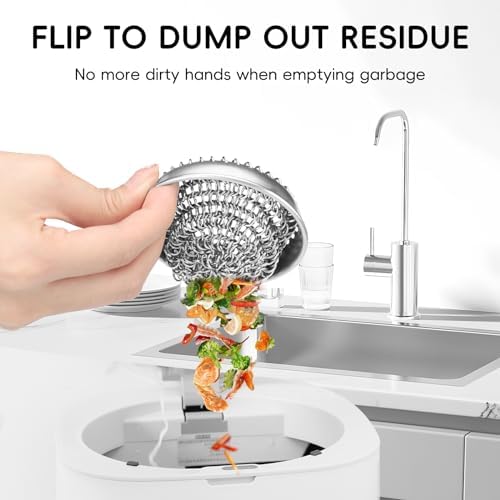 Wokdada Reversible Stainless Steel Sink Strainer