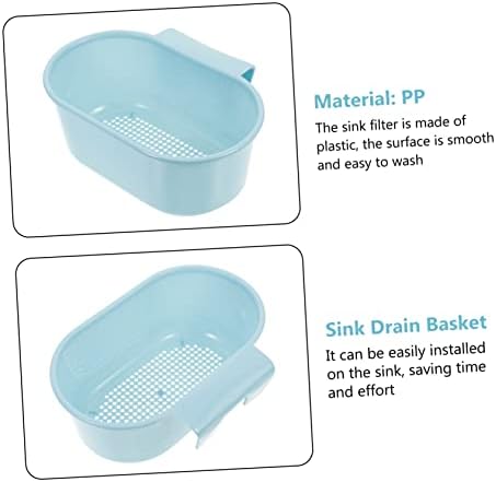 FOYTOKI 2Pcs Multifunctional Hanging Sink Drain Basket