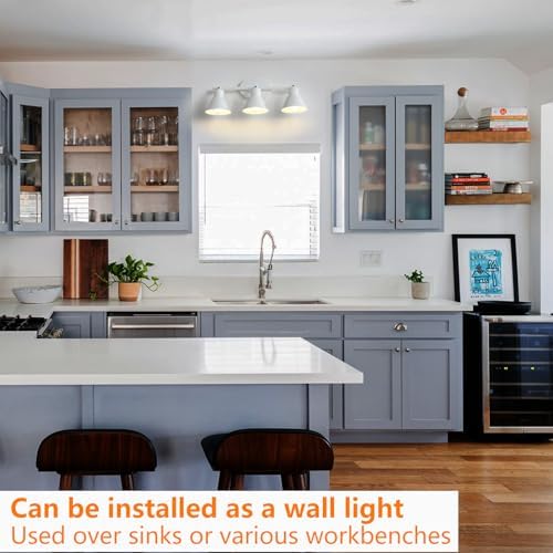 Vivihobb White Track Light with Flexibly Rotatable Head