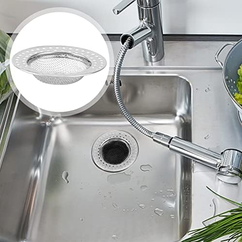 Ranjaner 6Pcs Stainless Steel Drain Cover Set