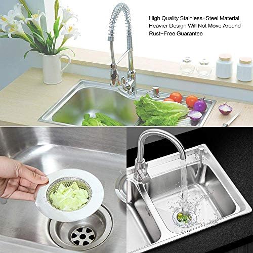 VIDYSUFYR 4 Pack Drain Stopper Hair Catcher for Kitchen and Bathroom