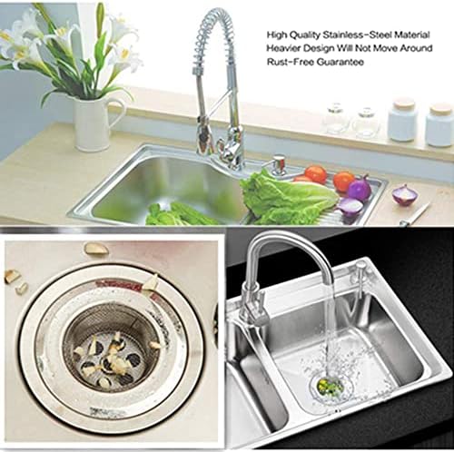 Set of 4 Stainless Steel Drain Plugs with Small Holes