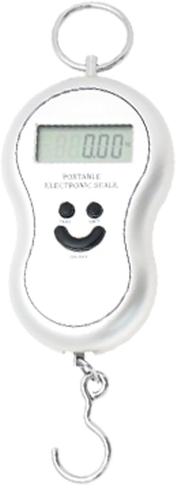 Qtqgoitem Portable Hanging Digital Scale - Silver