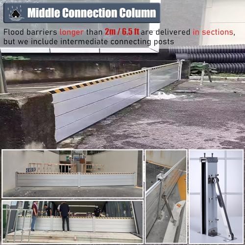 31 High Flood Control Baffle Barrier Underpass Entry Protection