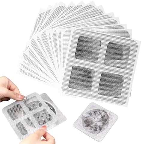 Qilucky 20PCS Disposable Shower Drain Hair Catcher