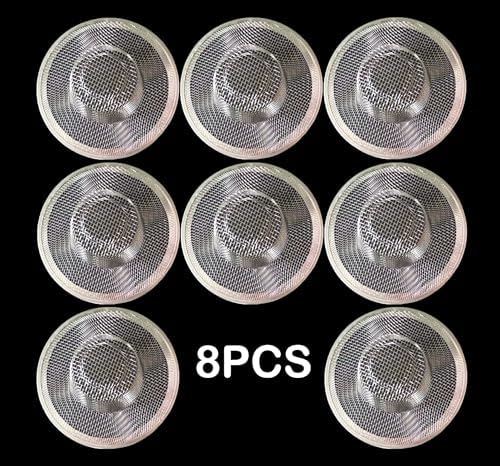 8PCS Metal Mesh Sink Strainer for Kitchen Bathroom