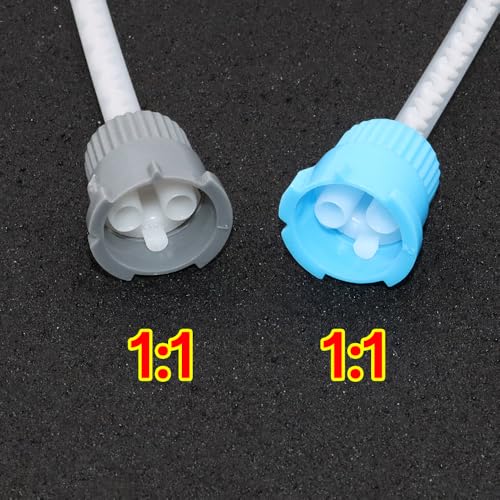 50pcs Blue Epoxy Mixing Nozzle for Glue Gun with 1121 Ratio