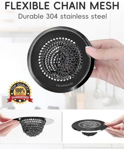 TRAPMATE Kitchen Sink Strainer with Reversible Design