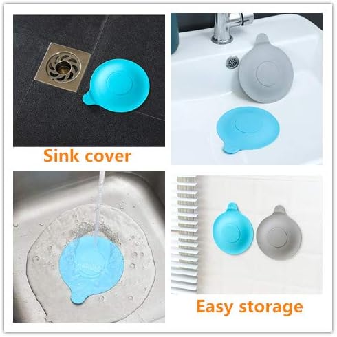 VIDYSUFYR 4 Pack Drain Stopper Hair Catcher for Kitchen and Bathroom
