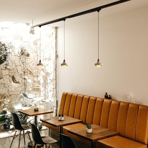 Kiven L Style 2-Wire Track Pendant Light 1-Light with Ceramic Shade