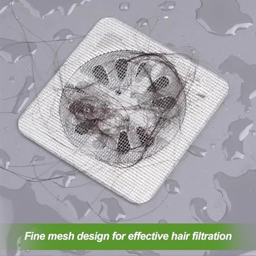 Qilucky 20PCS Disposable Shower Drain Hair Catcher