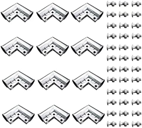 Quantfire Aluminum Chain Link Gate Corner 12-Pack