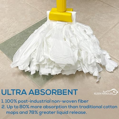 KLEEN HANDLER Non-Woven Mop Head Refill Pack of 6