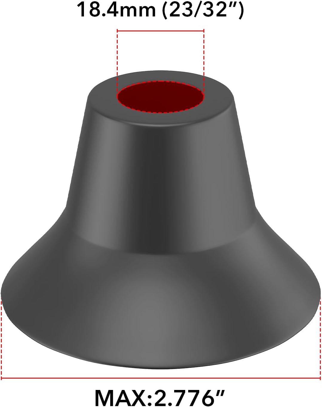 POPULO Electric Plunger Toilet Replacement Head 1