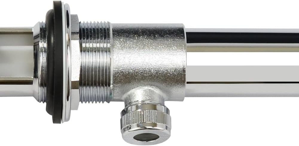 Purelux Bathroom Sink Drain Stopper with Overflow and Lift Rod