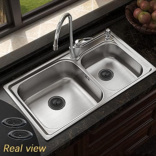MW-NIHOLA 2PCS Sink Strainers Flexible and Rust Free