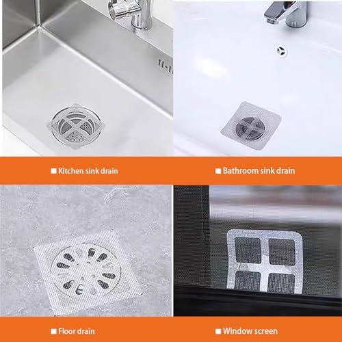 30 PCS Drain Hair Catcher Set for Kitchen Bathroom