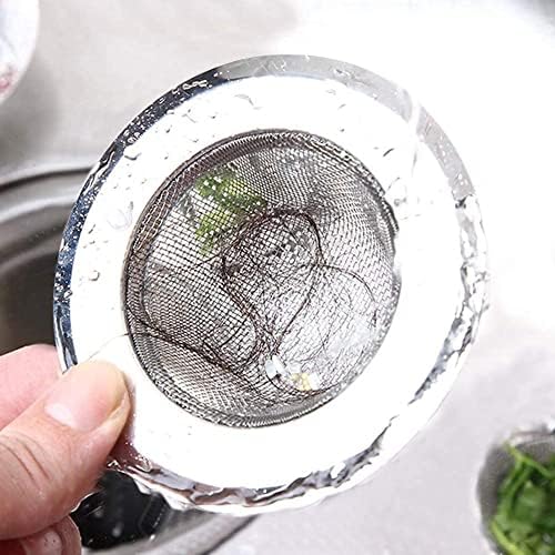 2 Pcs Stainless Steel Kitchen Sink Strainer 45 Inch Wide Rim