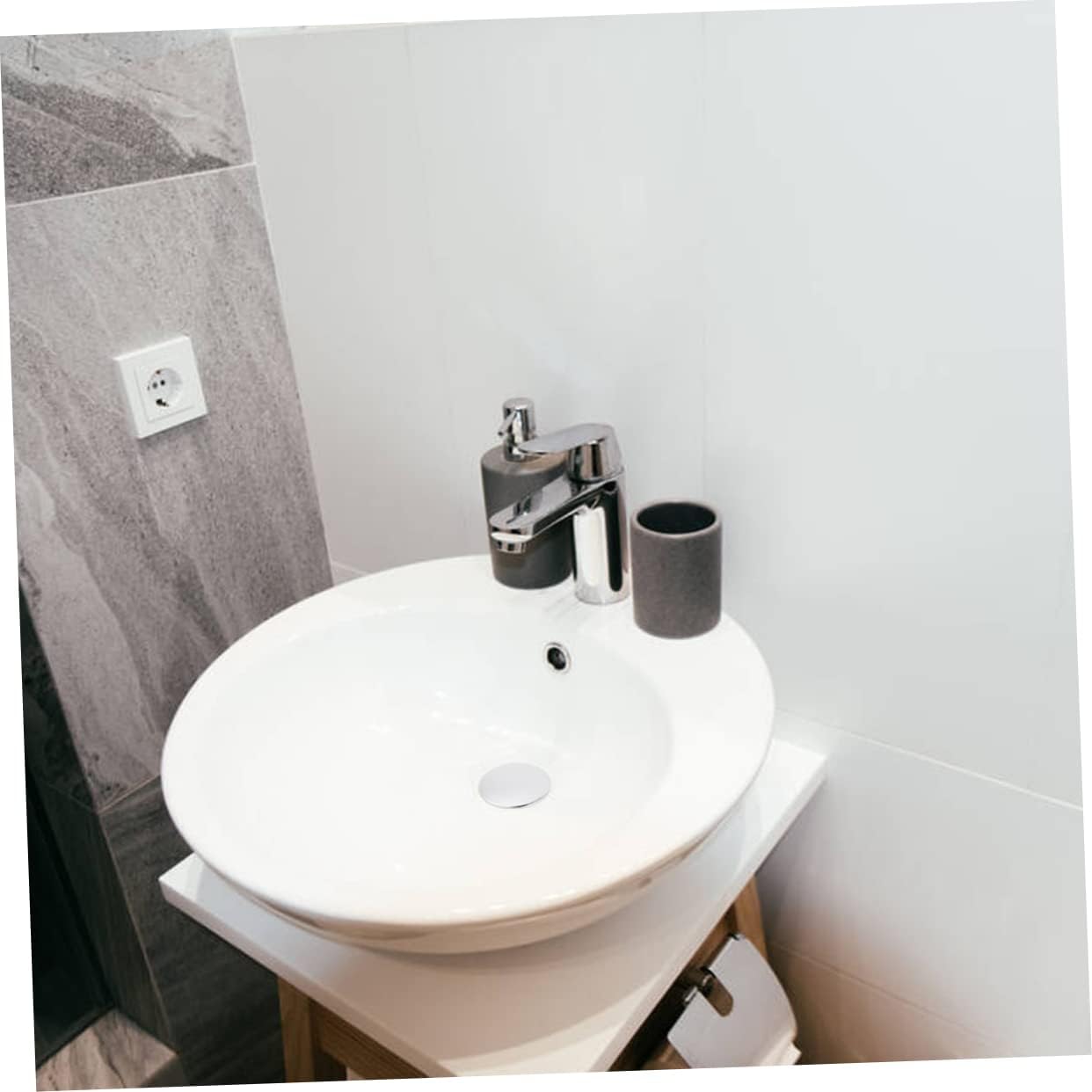 Zinc Alloy Pop-up Tub Drain Stopper with Cover