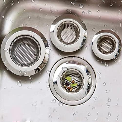 JYYHSF 4Pcs Stainless Steel Drain Hair Catcher for Kitchen and Bathroom
