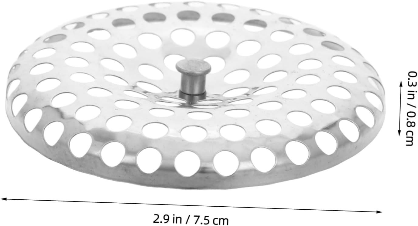 Amosfun Stainless Steel Shower Drain Cover with Hair Catcher