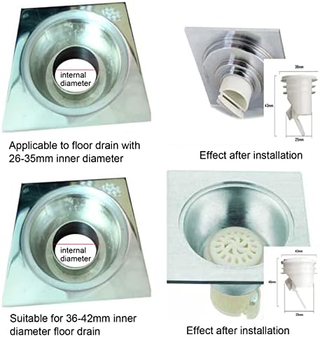 Galepromot Odor Proof Drain Stopper for Bathroom Kitchen