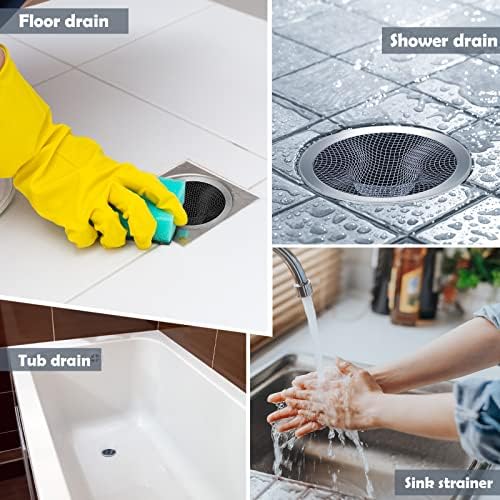 Shimeyao 100 Pcs 275 Mesh Sink Strainers