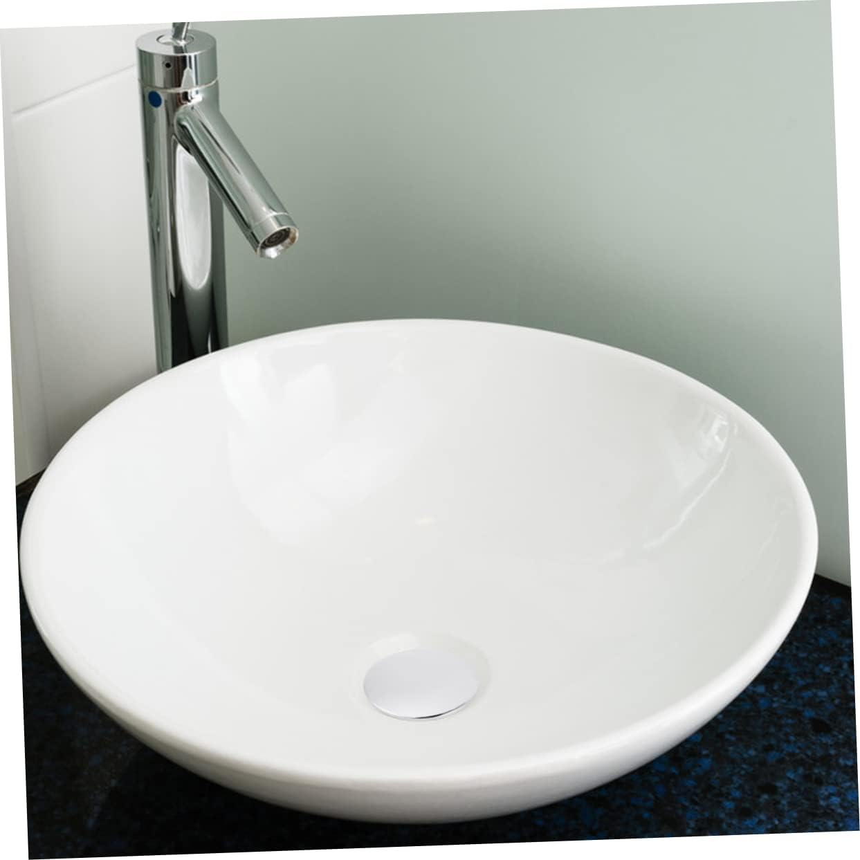 Silver Zinc Alloy Sewer Drain Cover for Sink Bathtub and Laundry