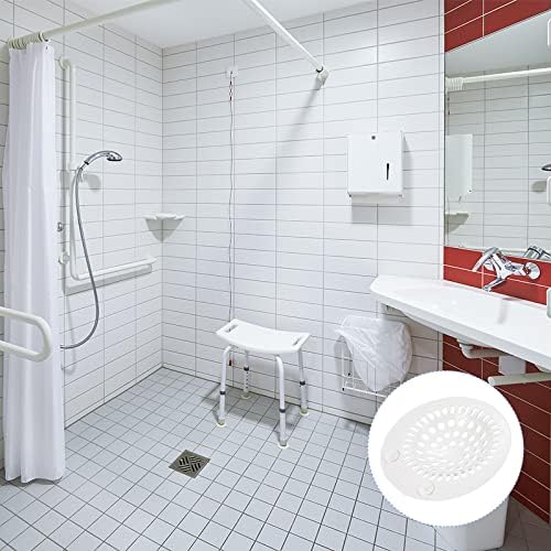 METALLIXITY Shower Drain Hair Catcher 24 x 063 White 1