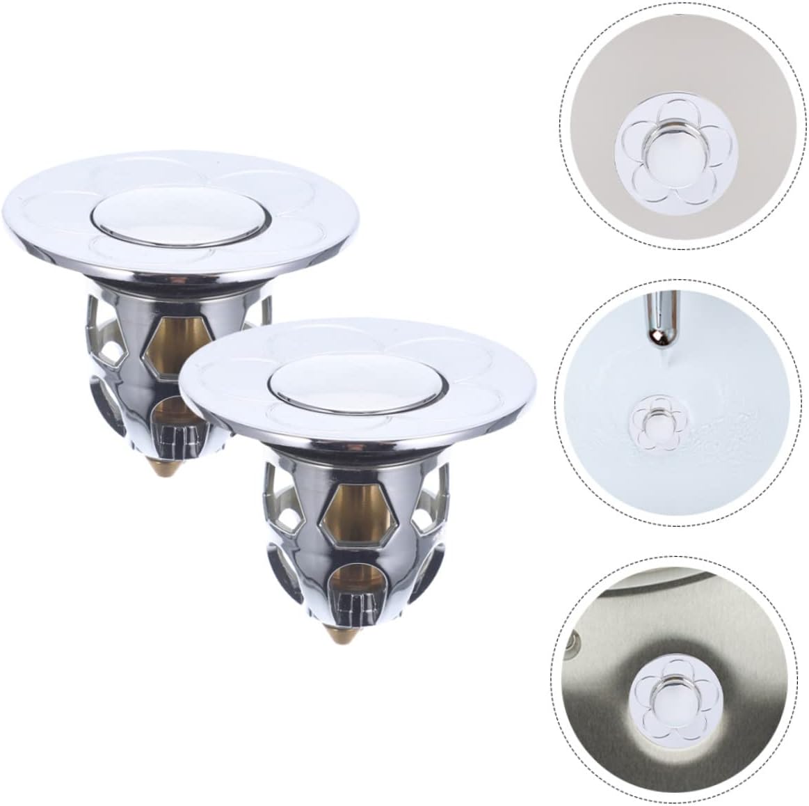 ORFOFE Copper Bathtub Drain Cover Sink Stopper
