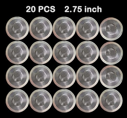 20Pcs Stainless Steel Sink Drain Strainer Mesh for Bathroom
