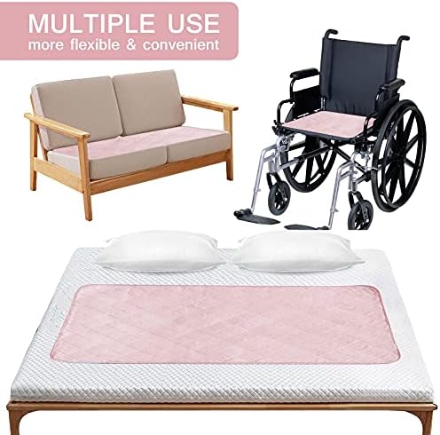 Coldwind Reusable Incontinence Bed Pads - Pink 34 x 52