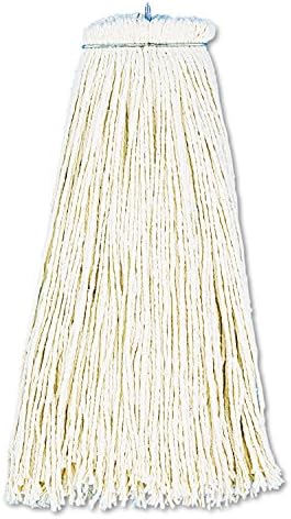 Boardwalk BWK716CEA 16 oz Cut-End Lie-Flat Cotton Wet Mop Head - White