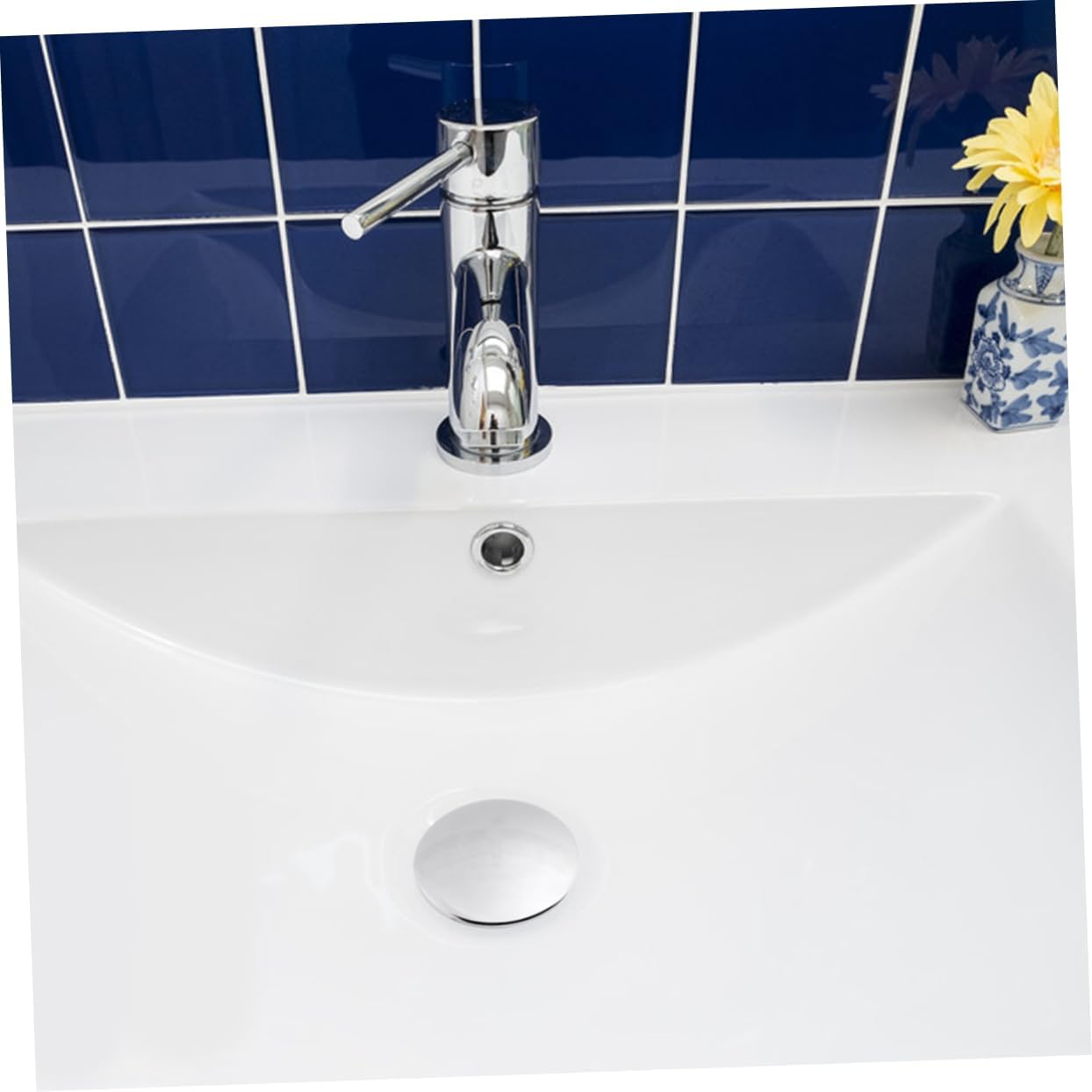 HOUDERCO Zinc Alloy Pop-up Drain Cover for Bathtub and Bathroom