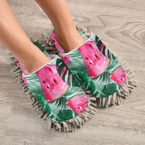 Sinestour Watermelon Mop Slippers for Floor Cleaning 1