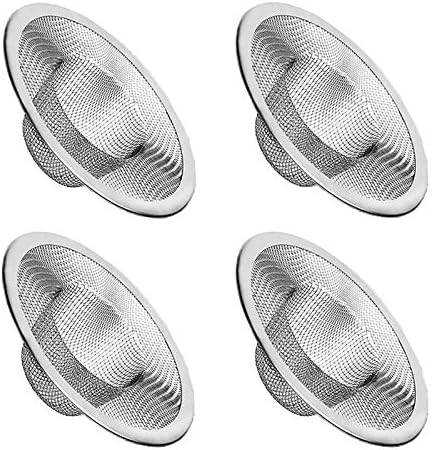 4pcs Heavy Duty Stainless Steel Kitchen Sink Strainer